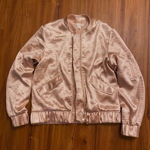 💞SALE Rose gold bomber jacket
